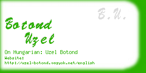 botond uzel business card